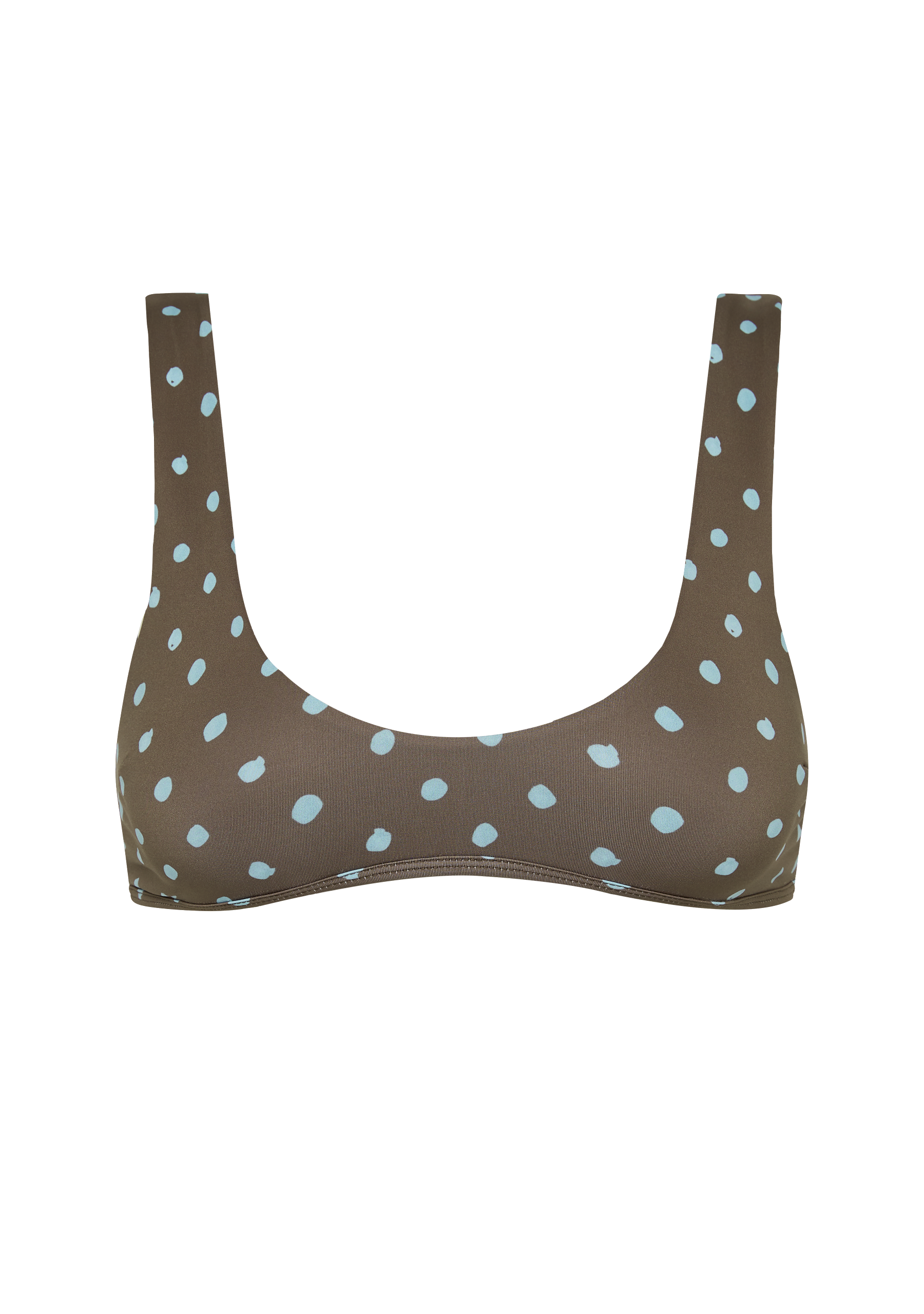 Alfie Top | Polka Blue