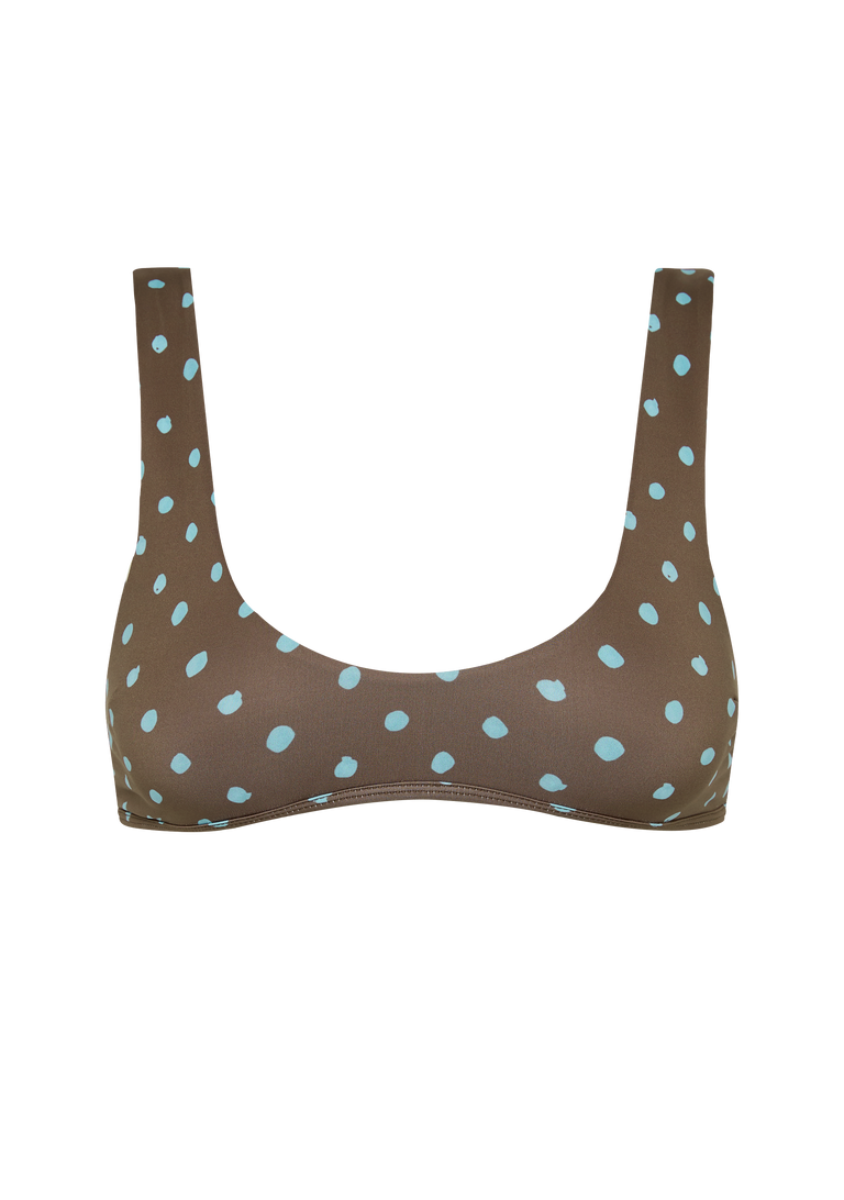 Alfie Top | Polka Blue