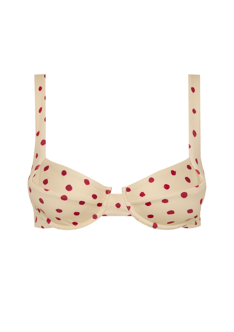 Casanova Top | Polka Red