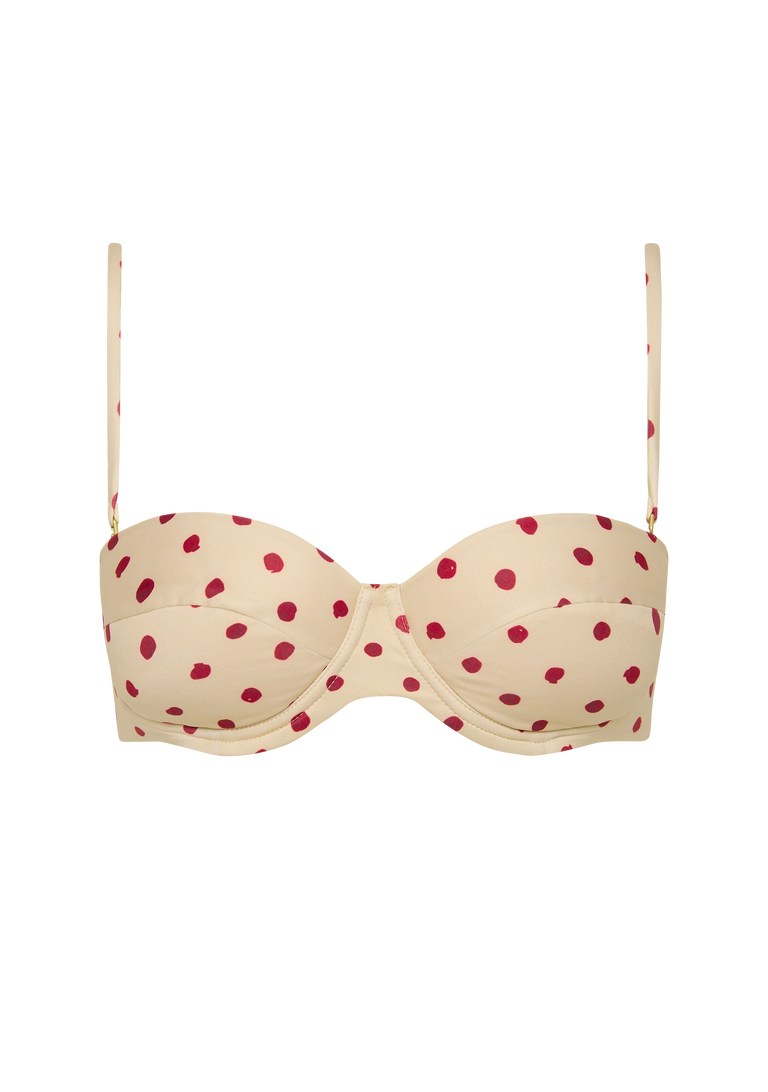 Rodney Top | Polka Red