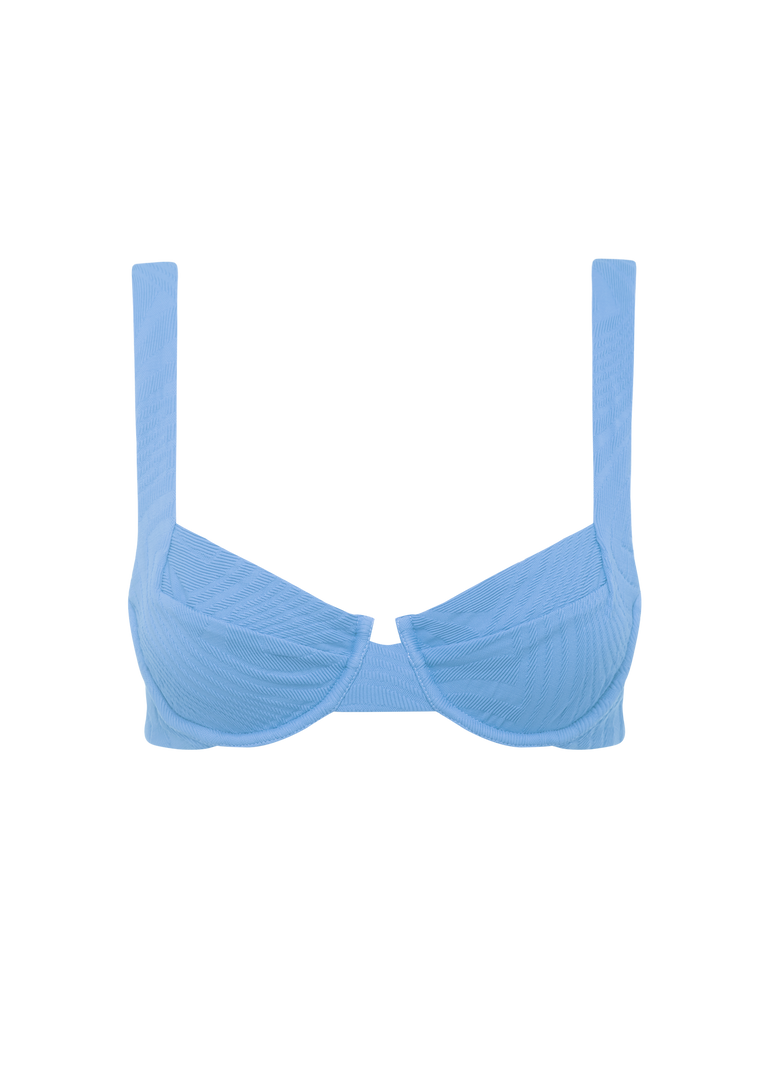 Casanova Top | Lichen Blue