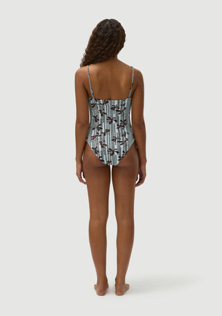 Phillip Full Piece | Kimono Floral