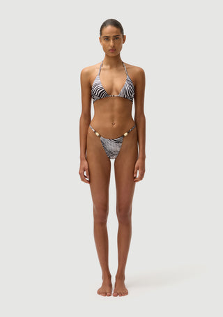 Giuseppe Beaded Bottom | Zebra