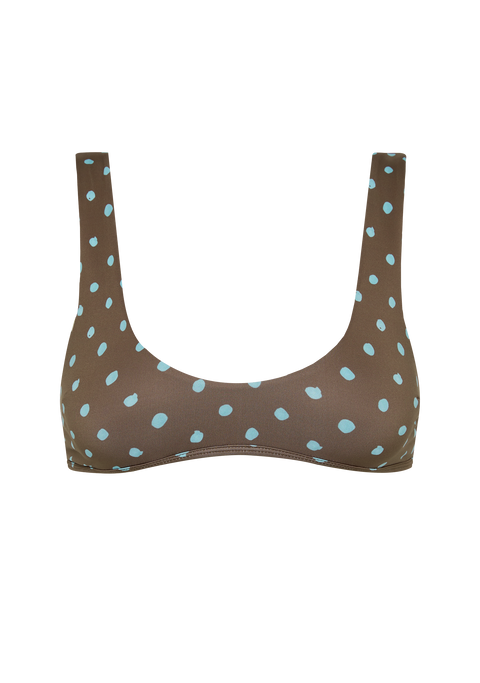 Alfie Top | Polka Blue