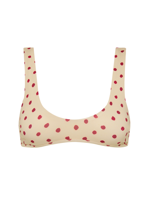 Alfie Top | Polka Red