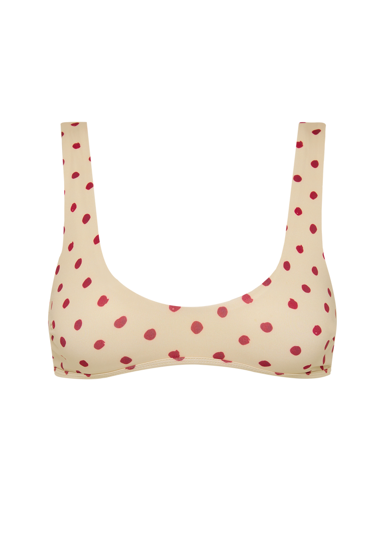 Alfie Top | Polka Red