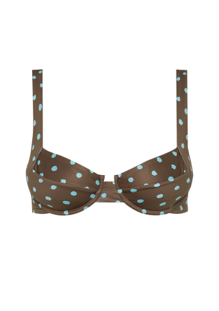 Casanova Top | Polka Blue