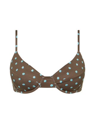 Gareth Top | Polka Blue