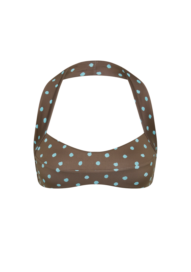 Mikey Top | Polka Blue