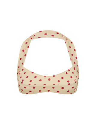 Mikey Top | Polka Red