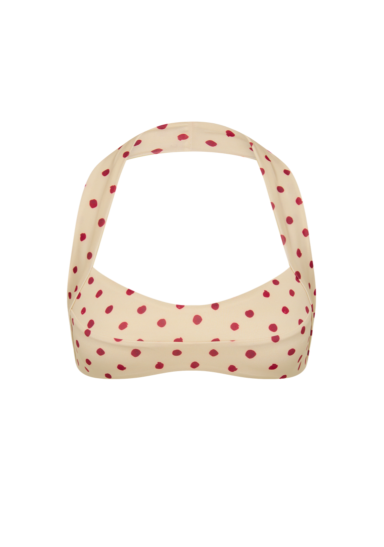 Mikey Top | Polka Red