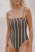 Phillip Full Piece | Brown Stripe