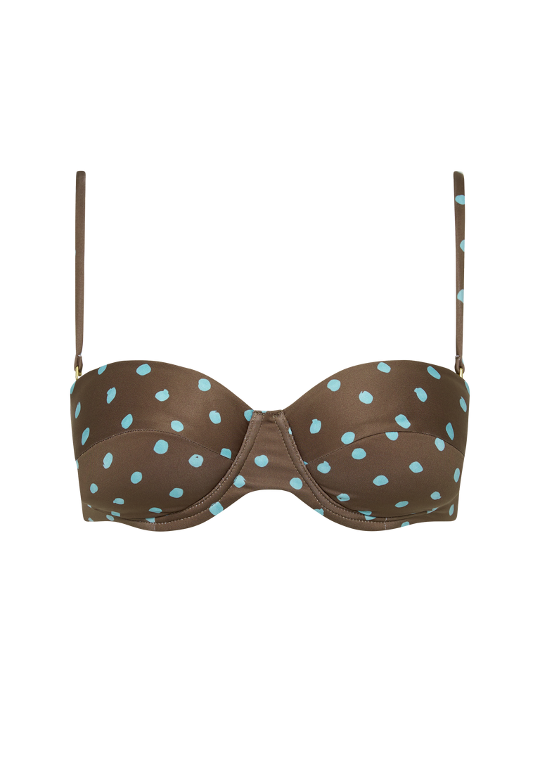 Rodney Top | Polka Blue