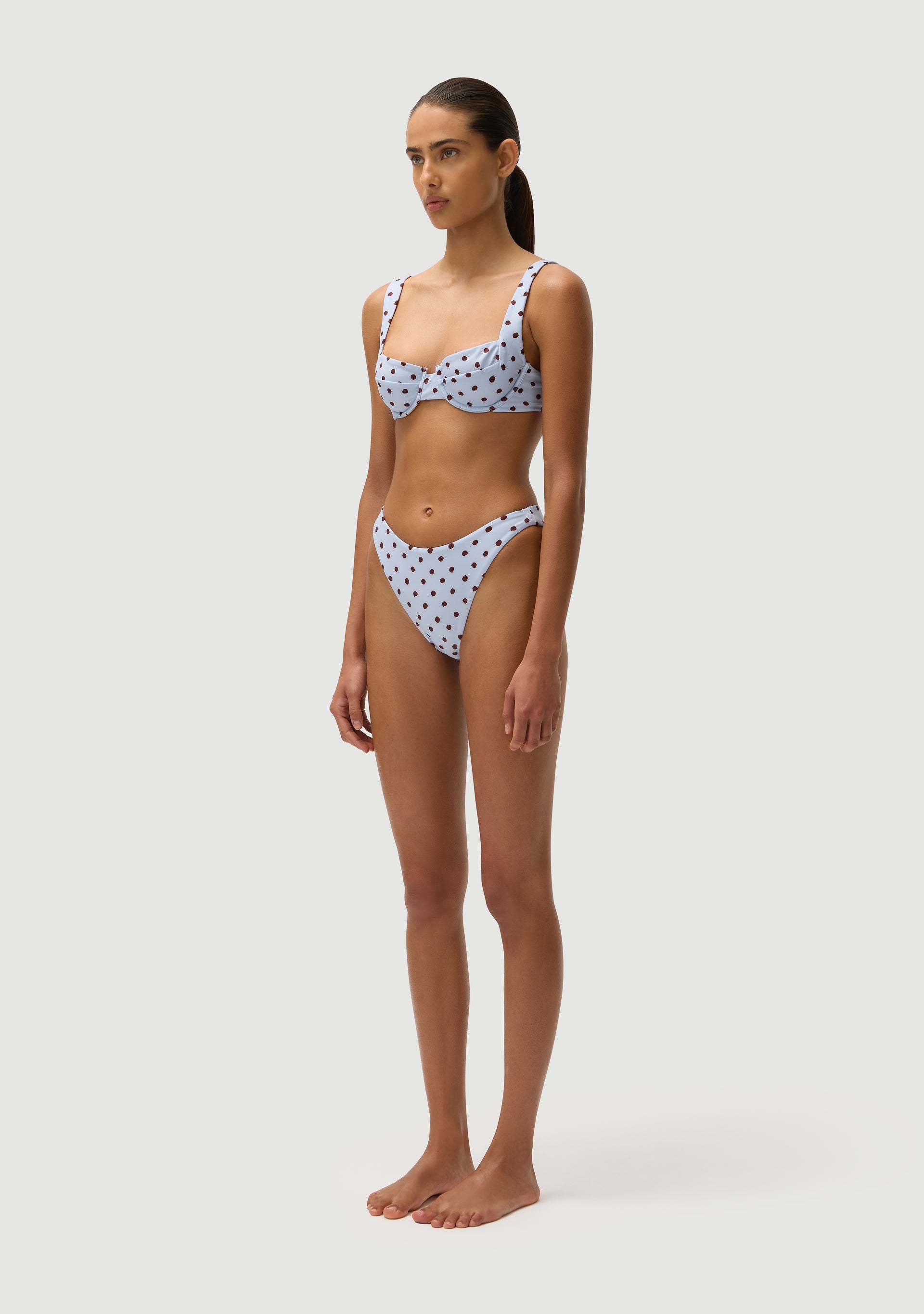 Casanova Top | Blue Polka Fudge
