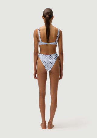 Casanova Top | Blue Polka Fudge
