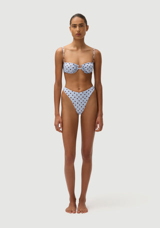 Gabriel Top | Blue Polka Fudge