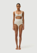 Marco Bottom | Cream Polka Navy