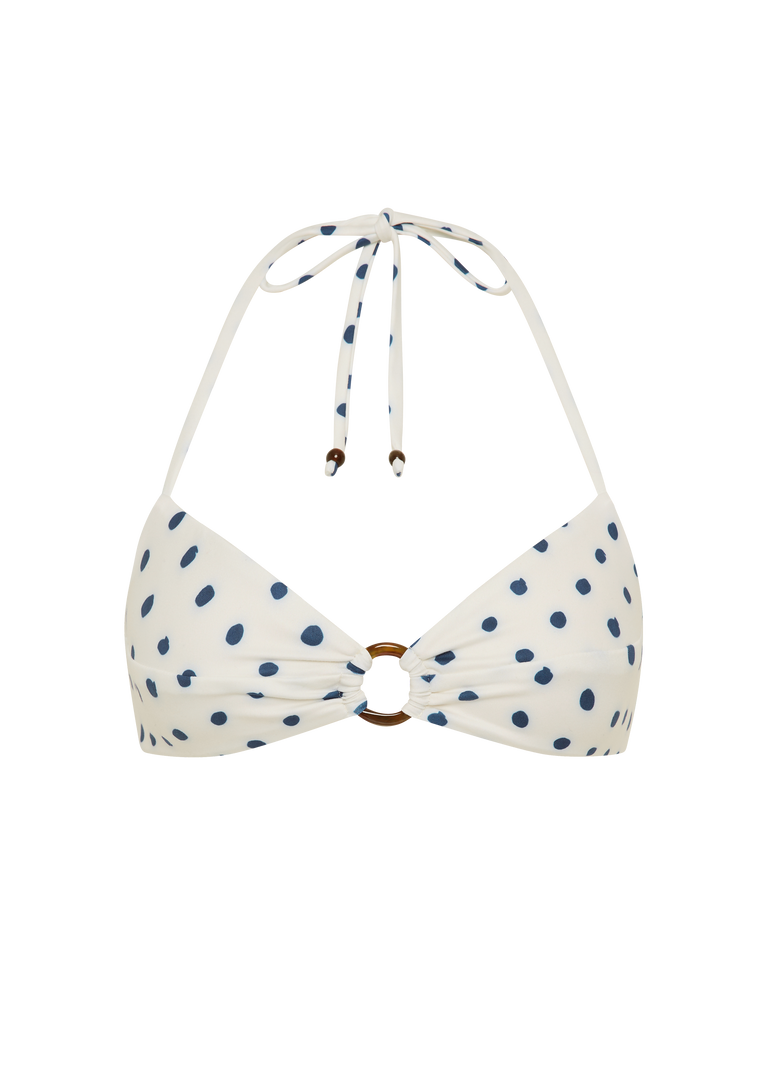 Arthur Top |Cream Polka Navy