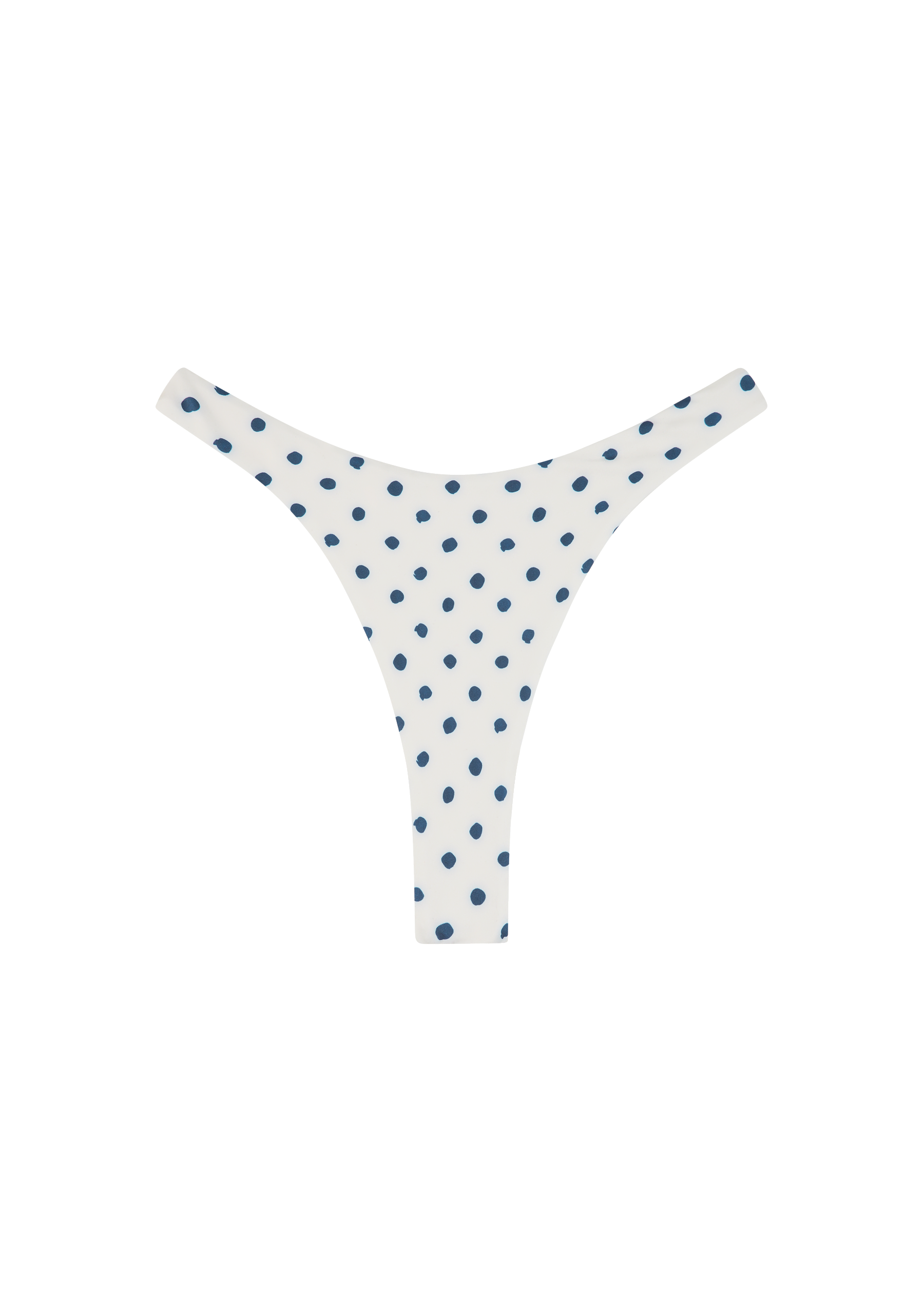 Corey Bottom | Cream Polka Navy