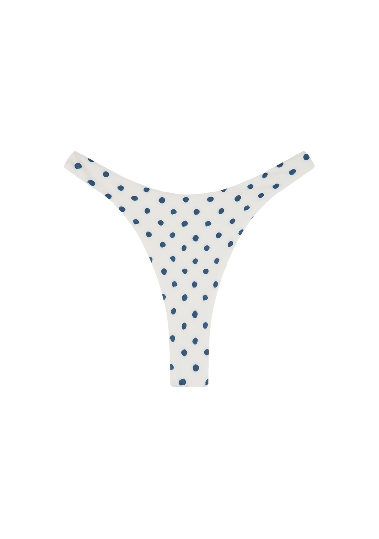 Corey Bottom | Cream Polka Navy