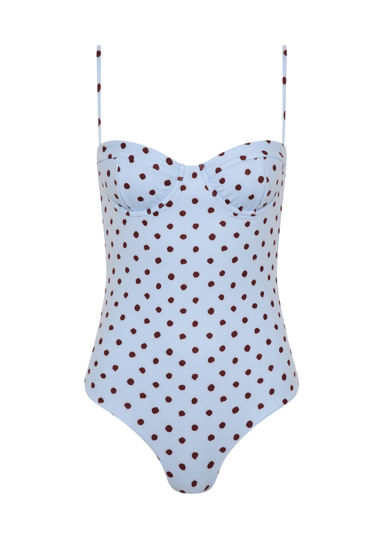 Dolce Full Piece | Blue Polka Fudge