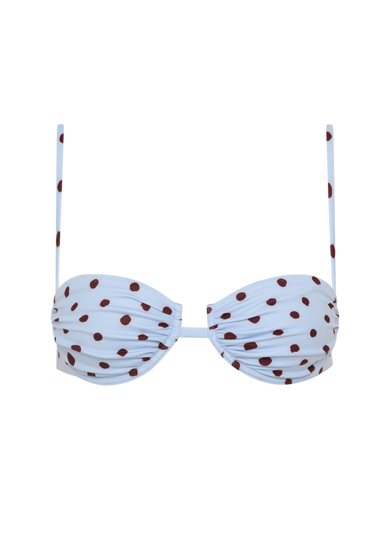 Gabriel Top | Blue Polka Fudge