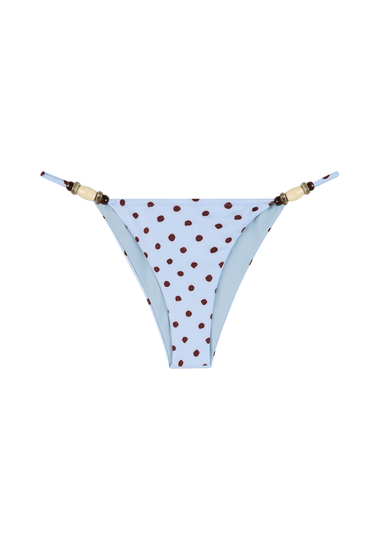 Giuseppe Beaded Bottom | Blue Polka Fudge