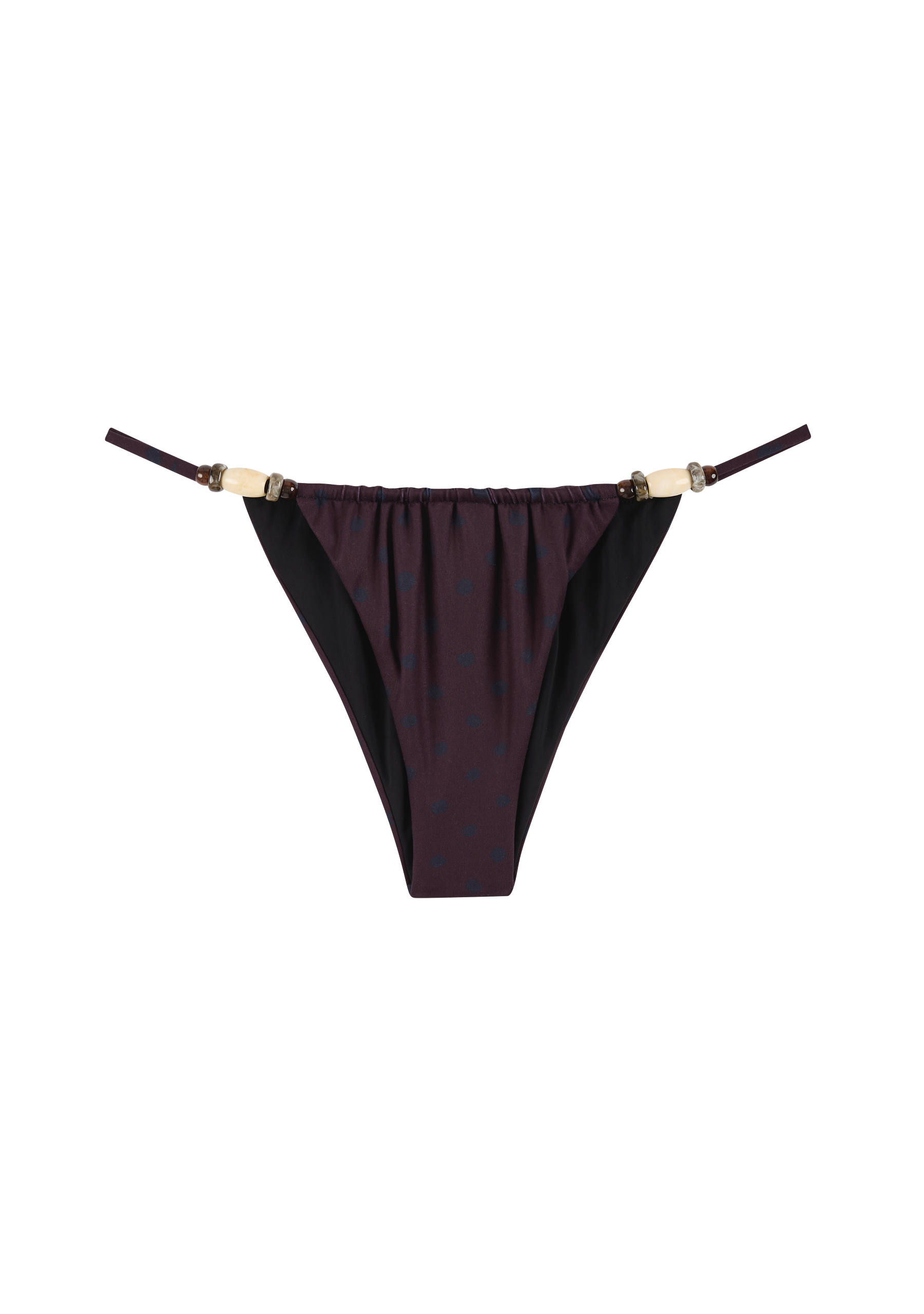 Giuseppe Beaded Bottom | Wine Polka Noir