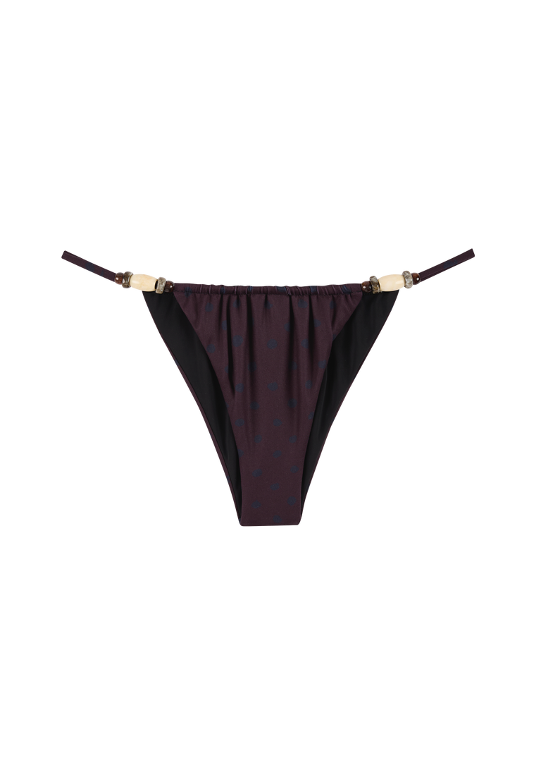 Giuseppe Beaded Bottom | Wine Polka Noir