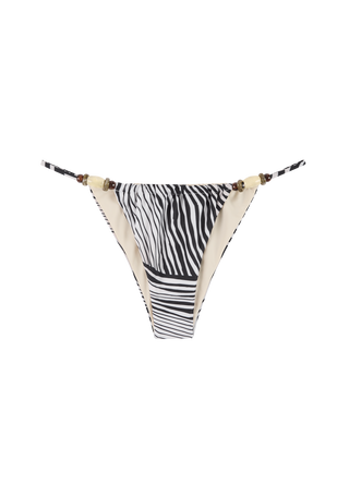 Giuseppe Beaded Bottom | Zebra