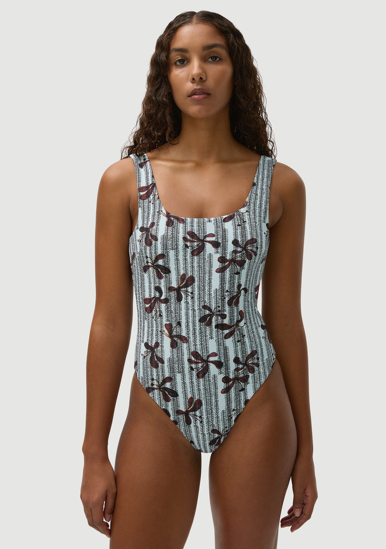 Harvey Full Piece | Kimono Floral