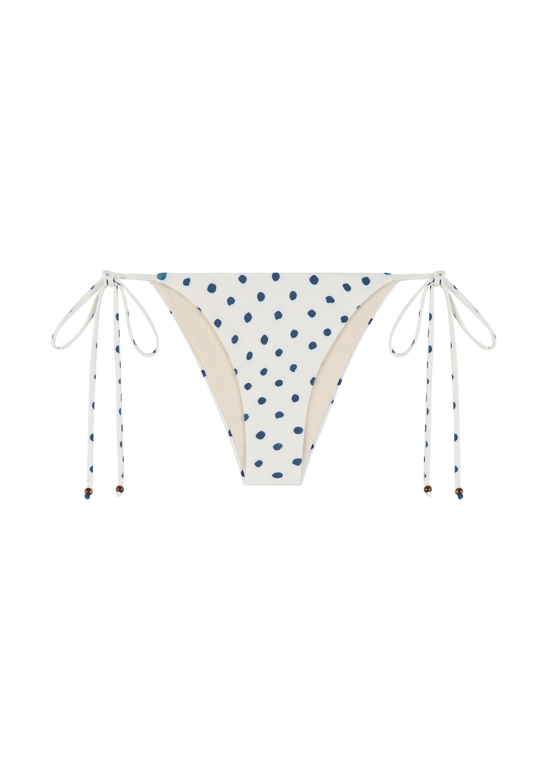 Marcus Bottom | Cream Polka Navy