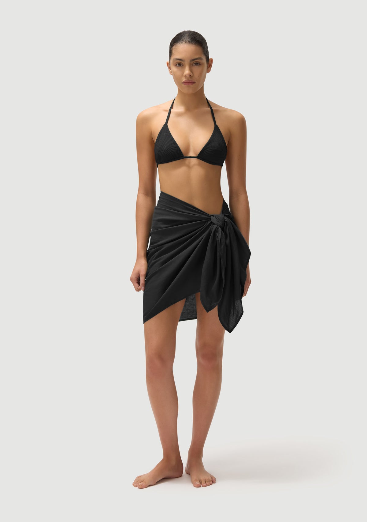 Pareo Sarong Mini | Noir