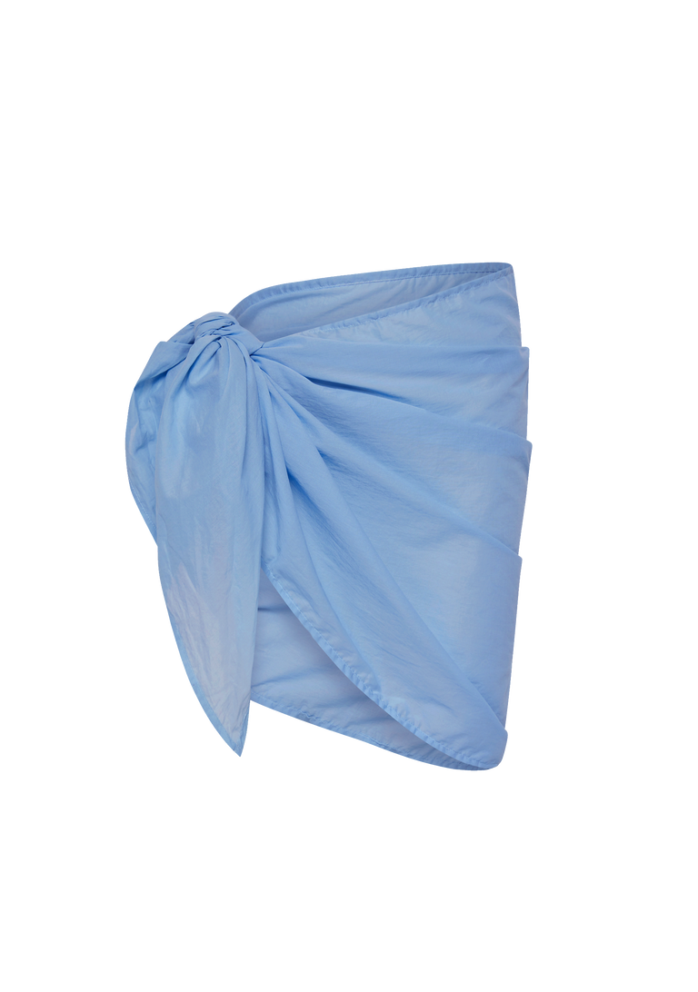 Mini Pareo Sarong | Lichen Blue