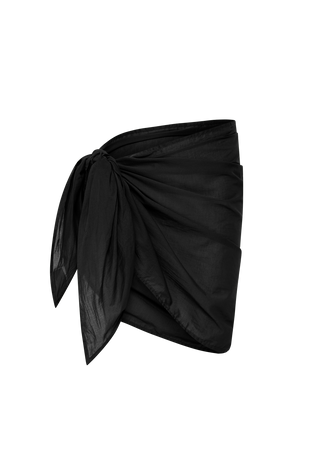 Pareo Sarong Mini | Noir