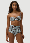 Rodney Padded Top | Kimono Floral