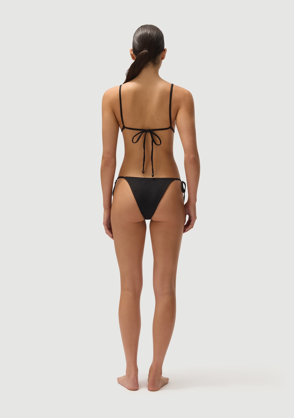 Tony Tribal Beads Top | Noir