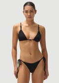 Tony Tribal Beads Top | Noir